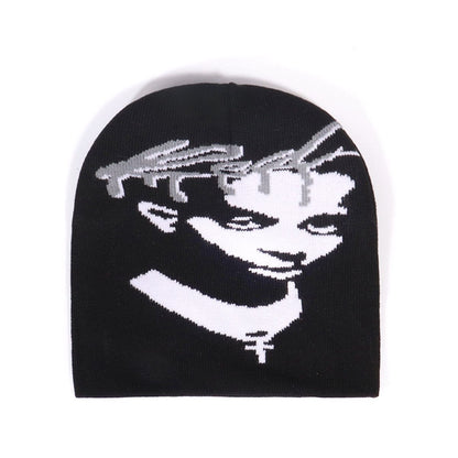 RDMCLOTHINGART tapestry hoodie BEANIE-2121