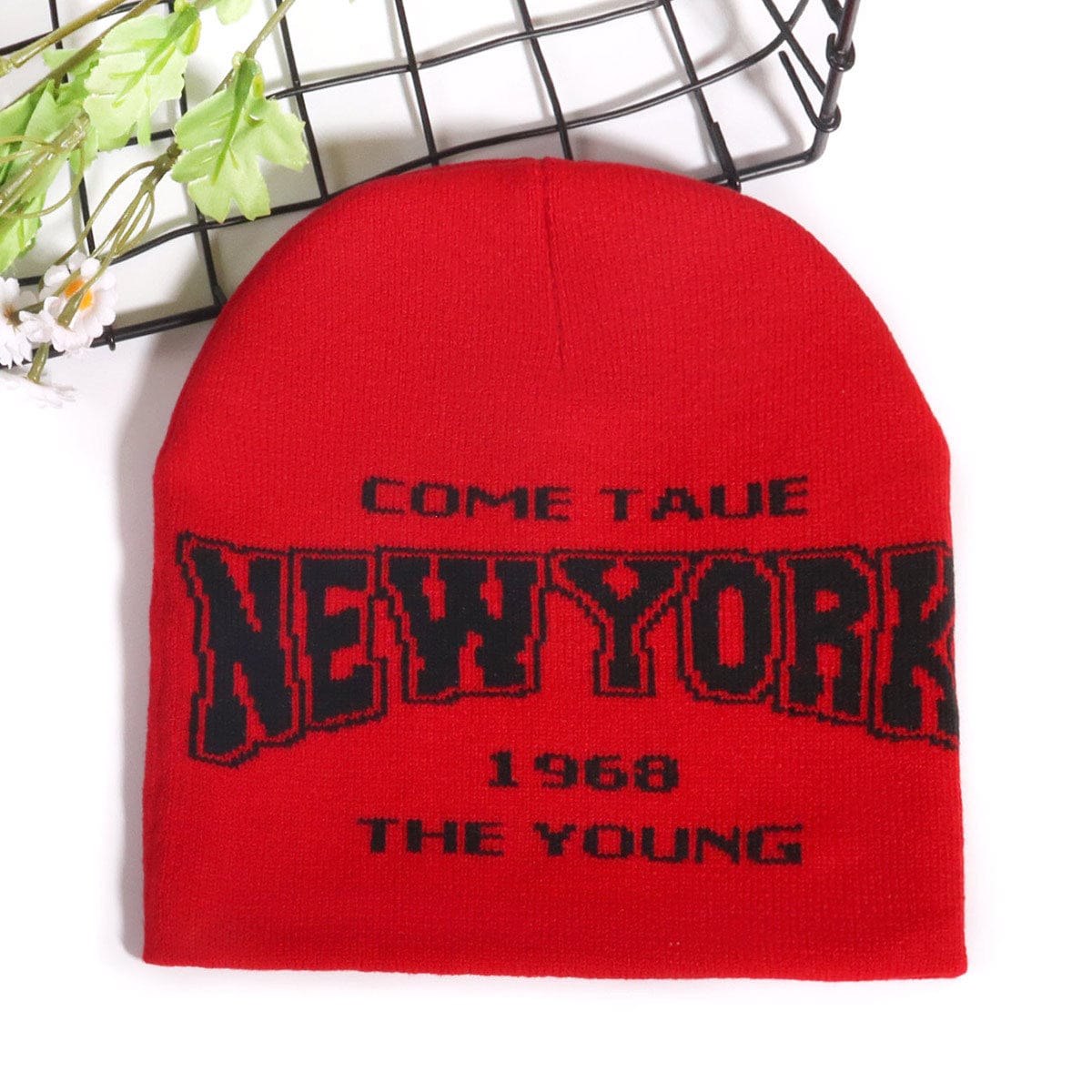 RDMCLOTHINGART tapestry hoodie BEANIE-2126