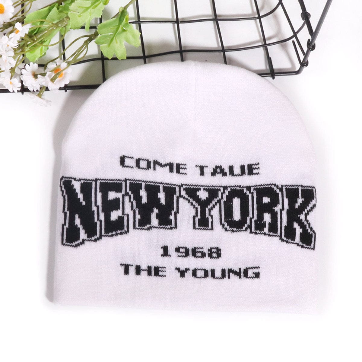 RDMCLOTHINGART tapestry hoodie BEANIE-2126