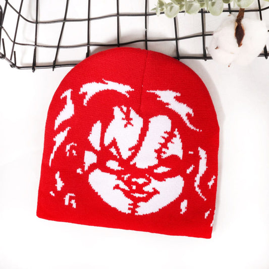 RDMCLOTHINGART tapestry hoodie BEANIE-2132
