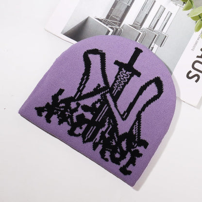RDMCLOTHINGART tapestry hoodie BEANIE-2142