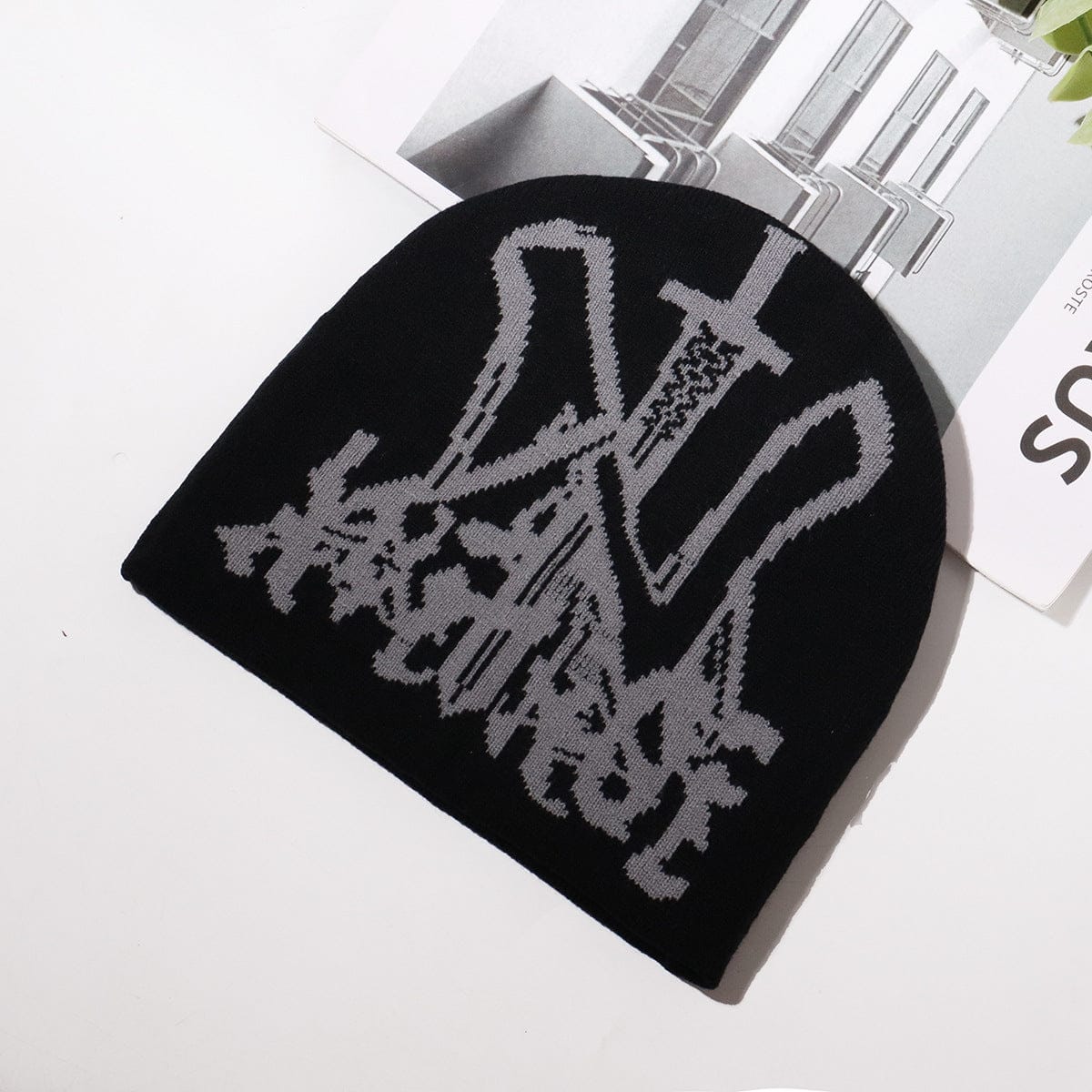 RDMCLOTHINGART tapestry hoodie BEANIE-2142