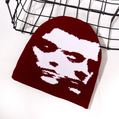 RDMCLOTHINGART tapestry hoodie BEANIE-2148