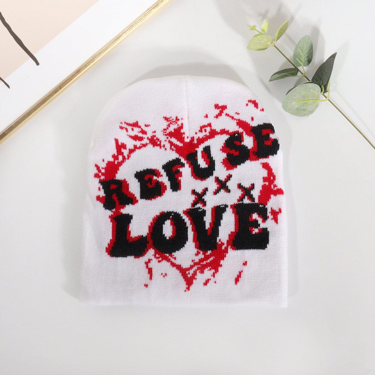RDMCLOTHINGART tapestry hoodie BEANIE-2157