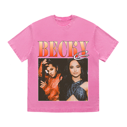 RDMCLOTHINGART tapestry hoodie BECKY G HEAVY WEIGHT COTTON TEE-8852