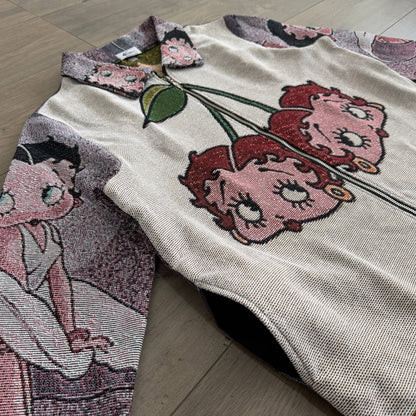RDMCLOTHINGART tapestry hoodie BETTY BOOP CHERRIES TAPESTRY JACKET