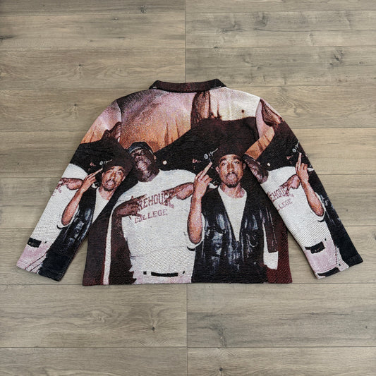 RDMCLOTHINGART tapestry hoodie BIGGIE& PAC  TAPESTRY JACKET
