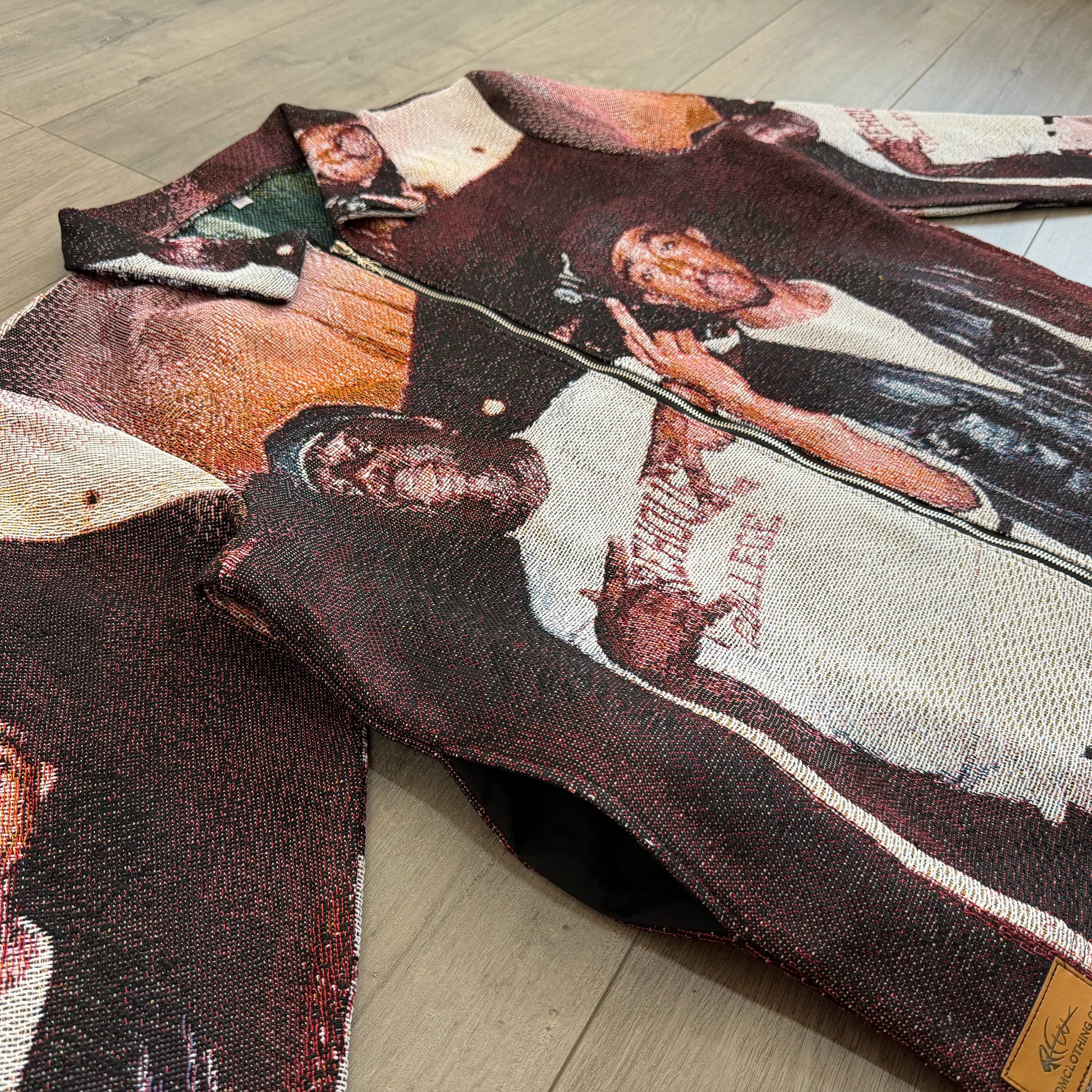 RDMCLOTHINGART tapestry hoodie BIGGIE& PAC  TAPESTRY JACKET