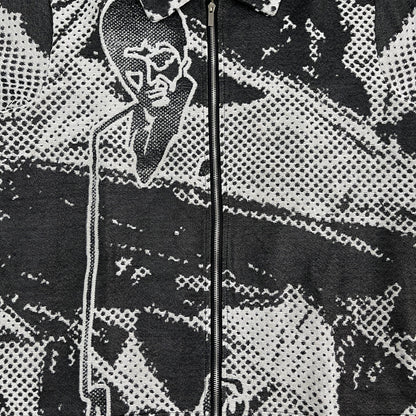 BLACK SCARFACE TAPESTRY JACKET - RDMCLOTHINGART