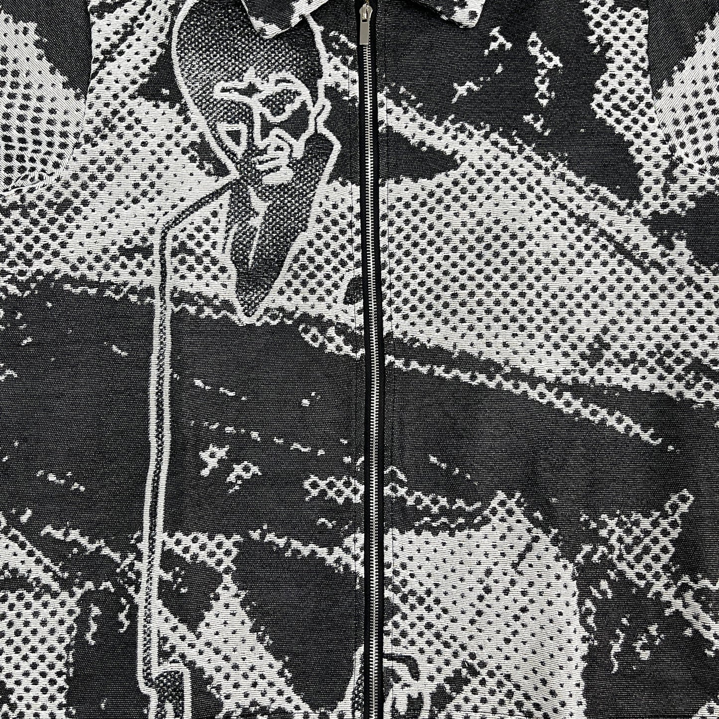BLACK SCARFACE TAPESTRY JACKET - RDMCLOTHINGART