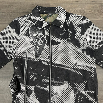 BLACK SCARFACE TAPESTRY JACKET - RDMCLOTHINGART