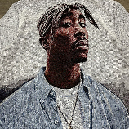 BLUE 2PAC TAPESTRY JACKET - RDMCLOTHINGART