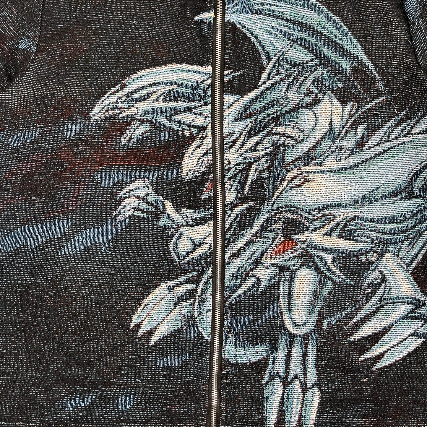 BLUE EYES WHITE DRAGON TAPESTRY JACKET - RDMCLOTHINGART