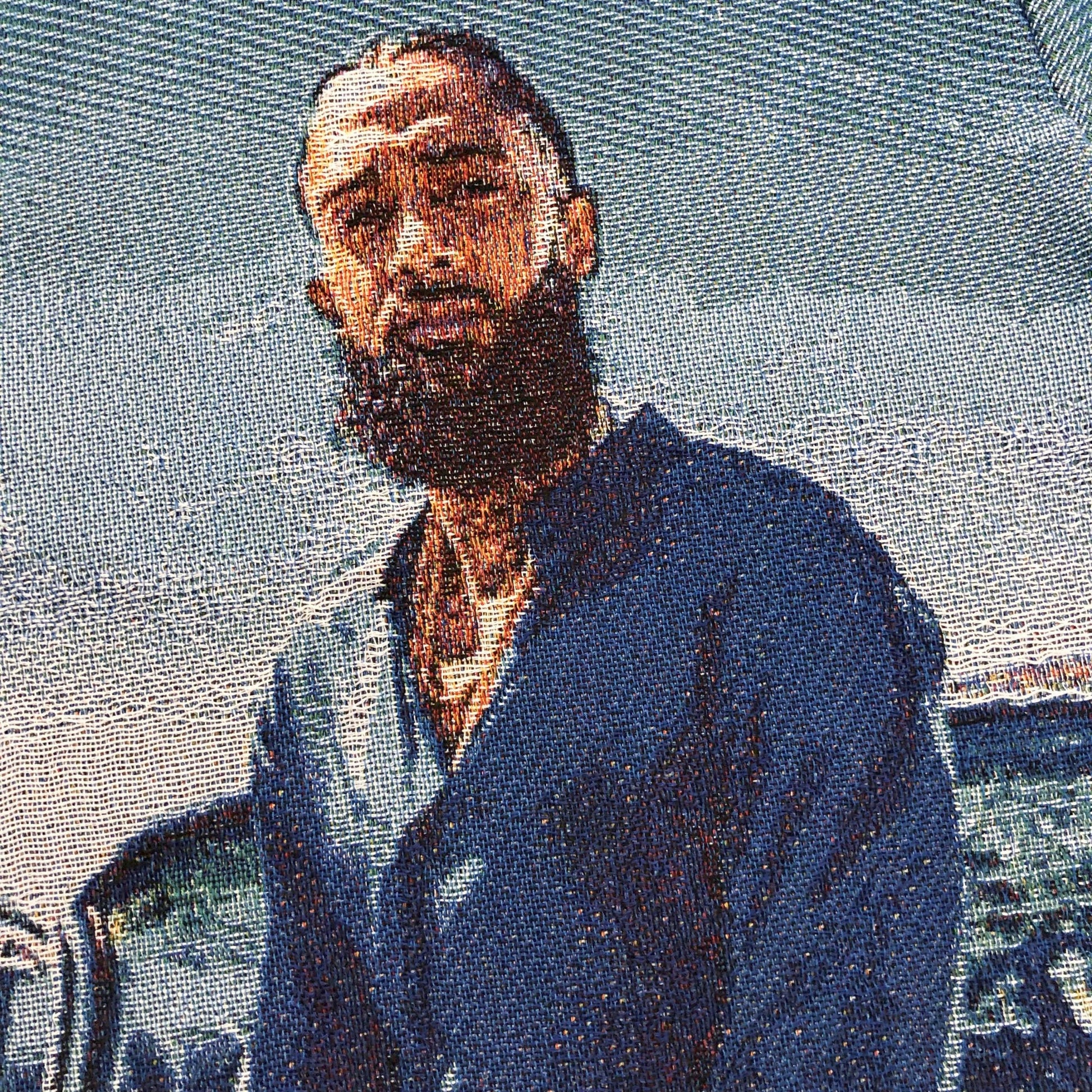 Blue Nip Tapestry - RDMCLOTHINGART