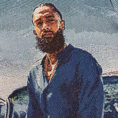 Blue Nip Tapestry - RDMCLOTHINGART