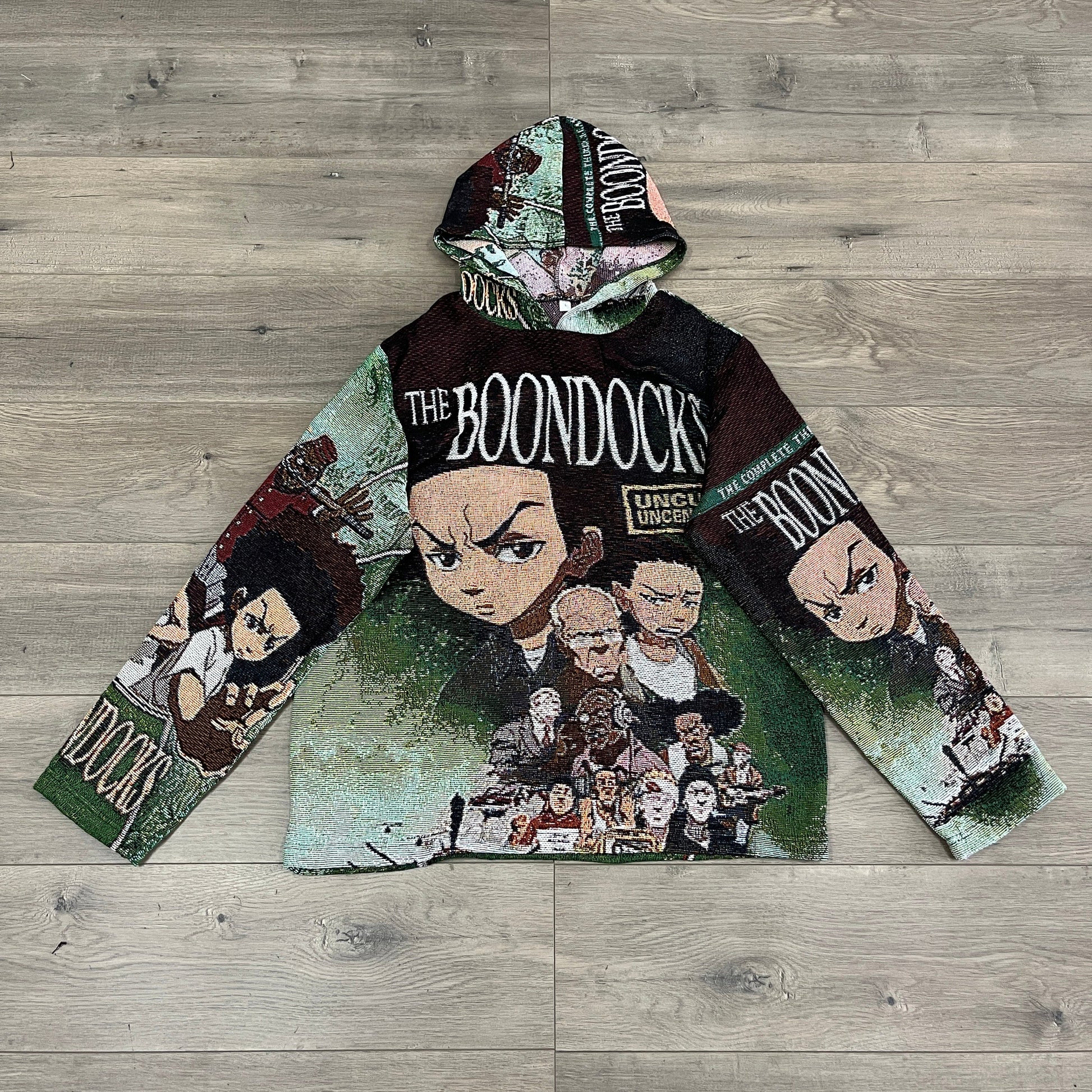 BOONDOCKS TAPESTRY HOODIE - RDMCLOTHINGART