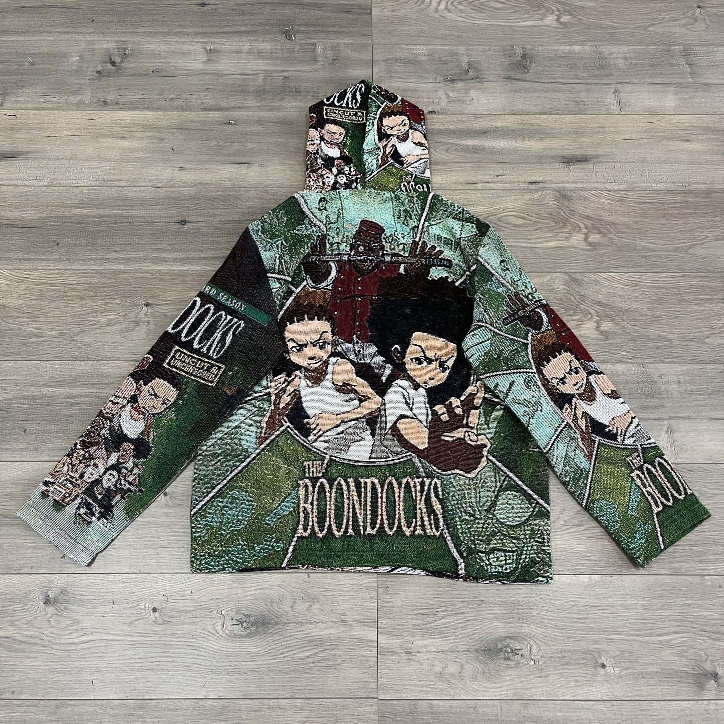 BOONDOCKS TAPESTRY HOODIE - RDMCLOTHINGART