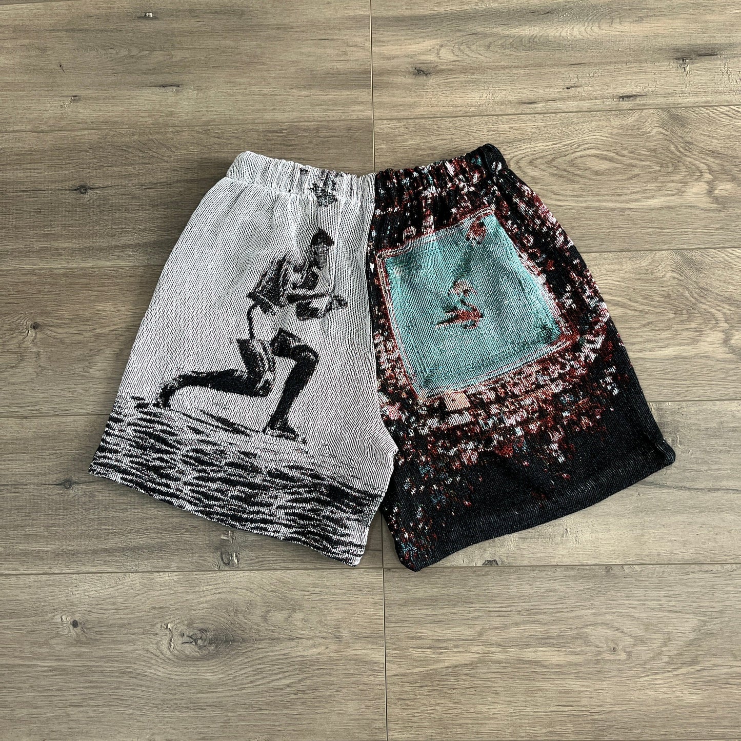 RDMCLOTHINGART tapestry hoodie BOXING TAPESTRY SHORTS