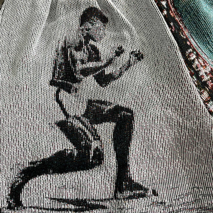 RDMCLOTHINGART tapestry hoodie BOXING TAPESTRY SHORTS