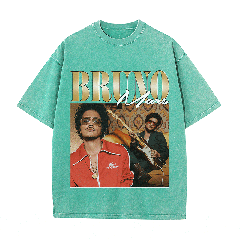 RDMCLOTHINGART tapestry hoodie BRUNO MARS HEAVY WEIGHT COTTON TEE-8854