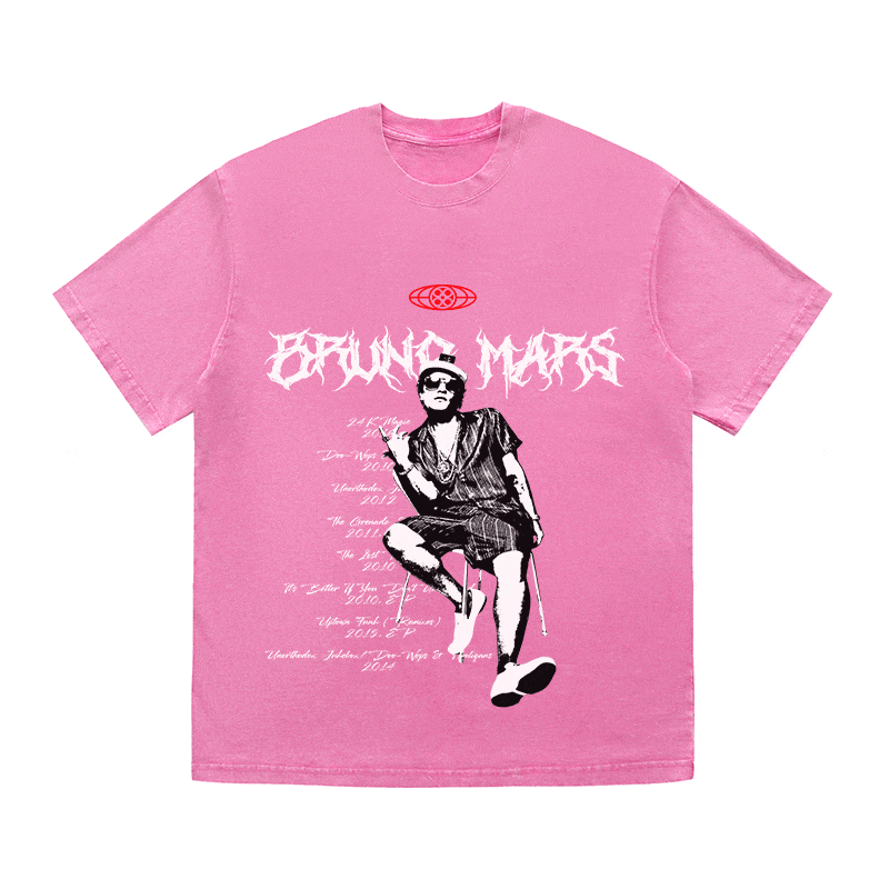 RDMCLOTHINGART tapestry hoodie BRUNO MARS HEAVY WEIGHT COTTON TEE-8874