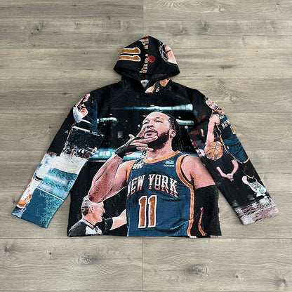 RDMCLOTHINGART tapestry hoodie BRUNSON TAPESTRY HOODIE