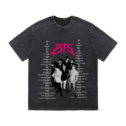 RDMCLOTHINGART tapestry hoodie BTS HEAVY WEIGHT COTTON TEE-8899