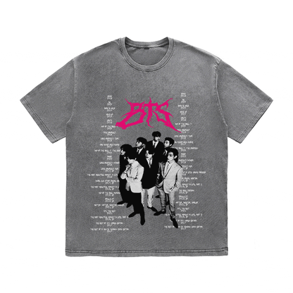 RDMCLOTHINGART tapestry hoodie BTS HEAVY WEIGHT COTTON TEE-8899