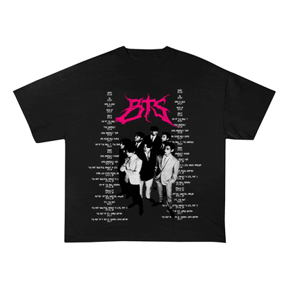 RDMCLOTHINGART tapestry hoodie BTS HEAVY WEIGHT COTTON TEE-8899