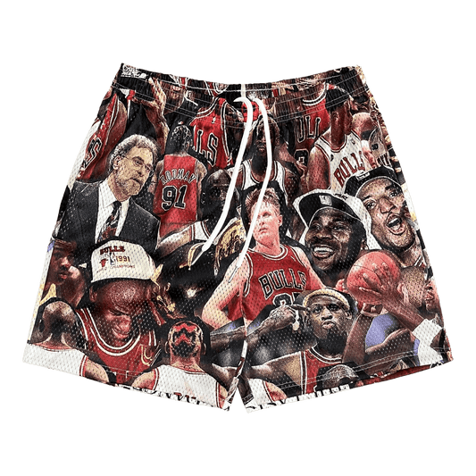 BULLS LEGENDARY MESH SHORTS-8619 - RDMCLOTHINGART