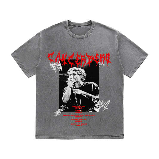 RDMCLOTHINGART tapestry hoodie CANCERBERO HEAVY WEIGHT COTTON TEE-8925