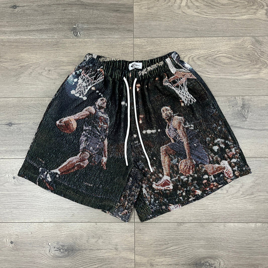 RDMCLOTHINGART tapestry hoodie CARTER TAPESTRY SHORTS