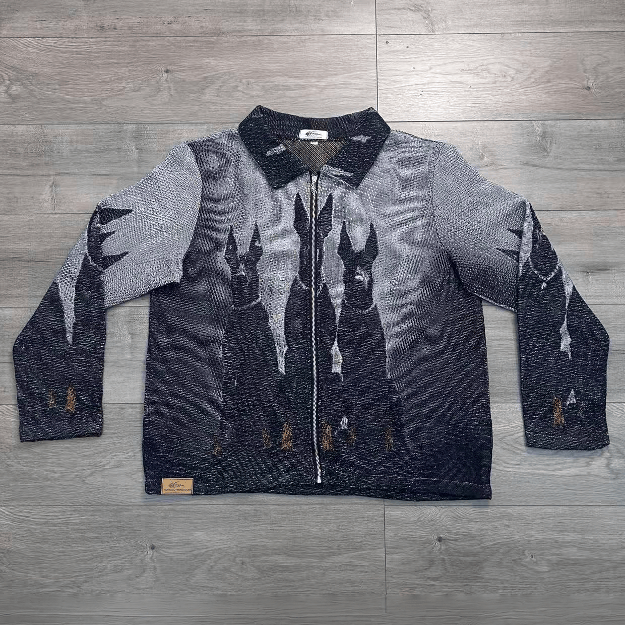 RDMCLOTHINGART tapestry hoodie CERBERUS TAPESTRY JACKET-6800