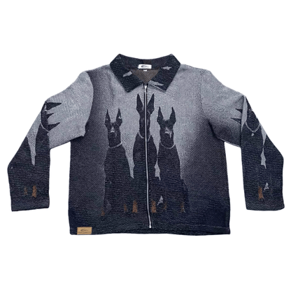 RDMCLOTHINGART tapestry hoodie CERBERUS TAPESTRY JACKET-6800