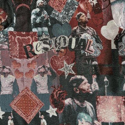 RDMCLOTHINGART tapestry hoodie CHRIS BROWN TAPESTRY HOODIE