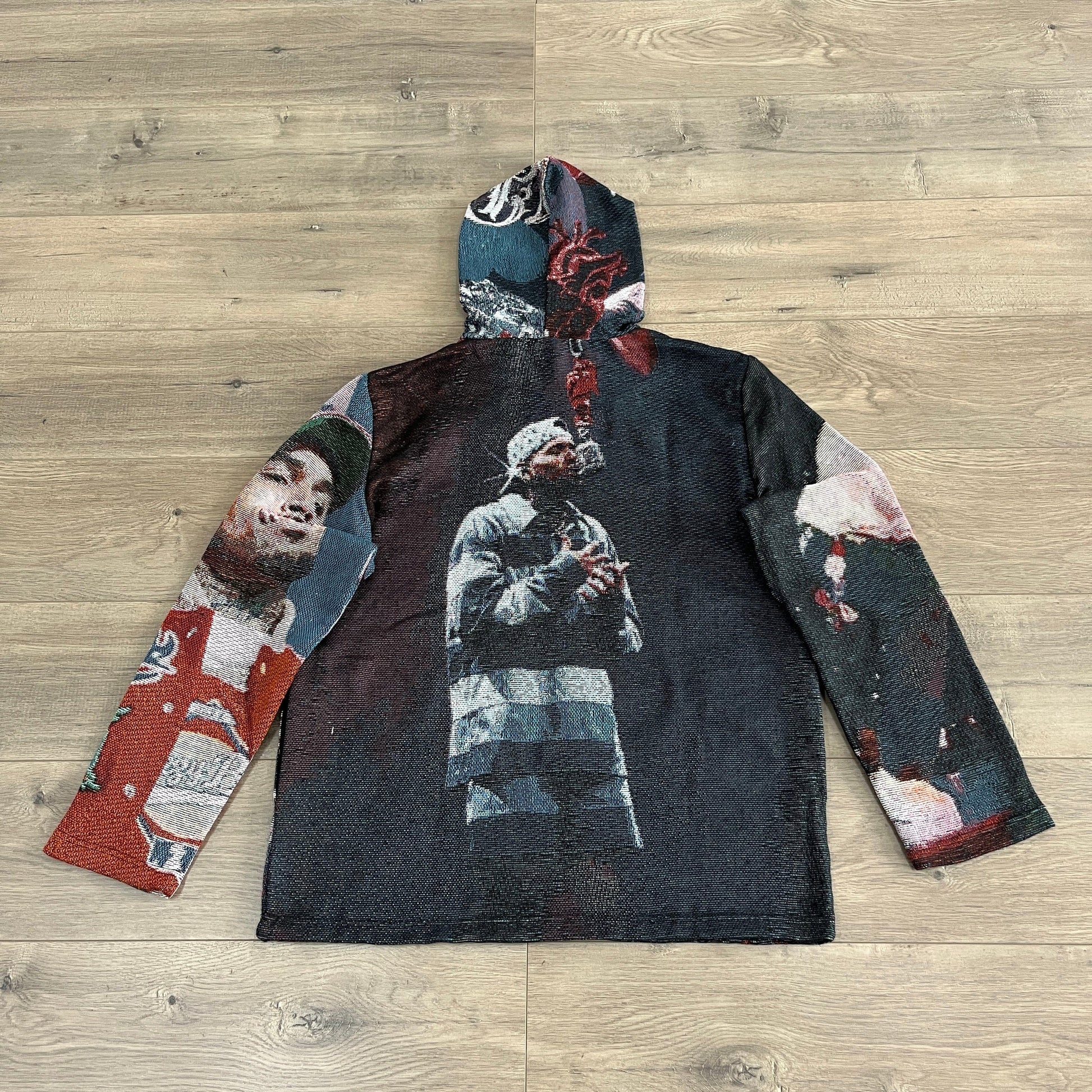 RDMCLOTHINGART tapestry hoodie CHRIS BROWN TAPESTRY HOODIE