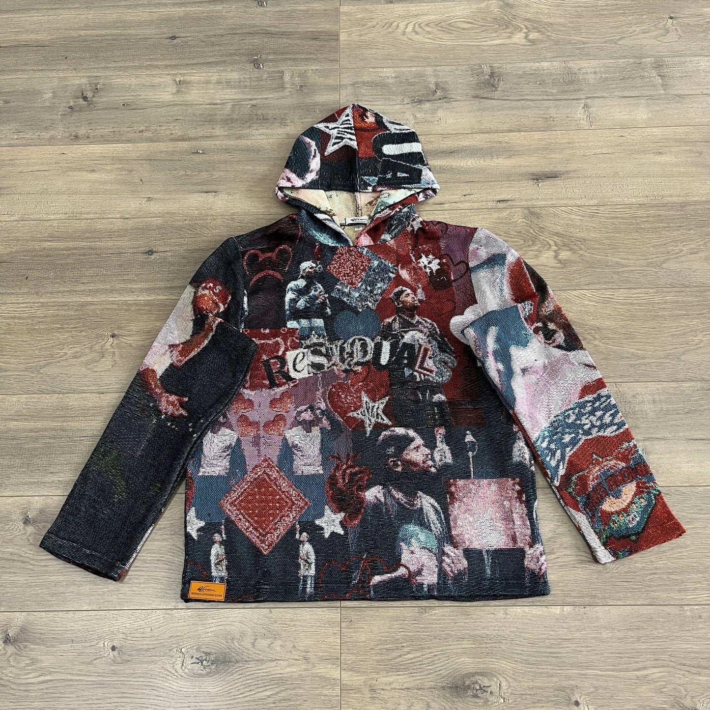 RDMCLOTHINGART tapestry hoodie CHRIS BROWN TAPESTRY HOODIE