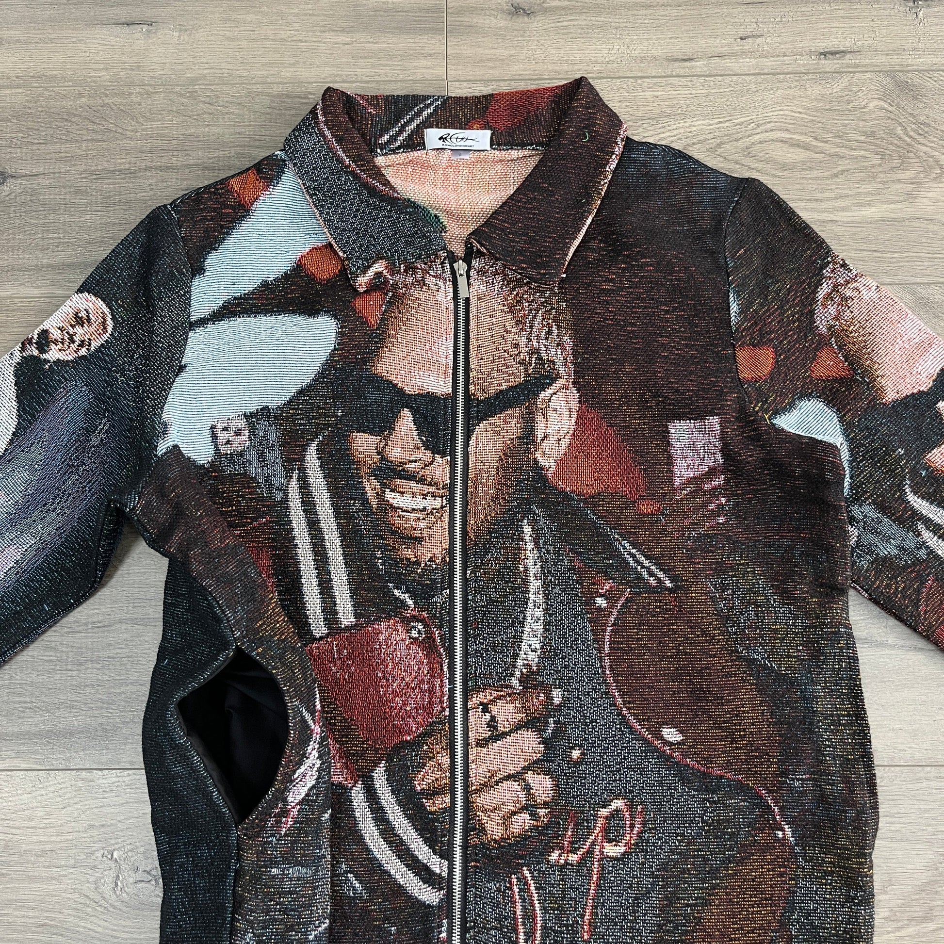 RDMCLOTHINGART tapestry hoodie CHRIS BROWN TAPESTRY JACKET