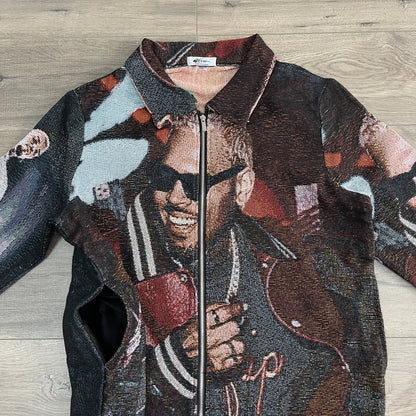 RDMCLOTHINGART tapestry hoodie CHRIS BROWN TAPESTRY JACKET