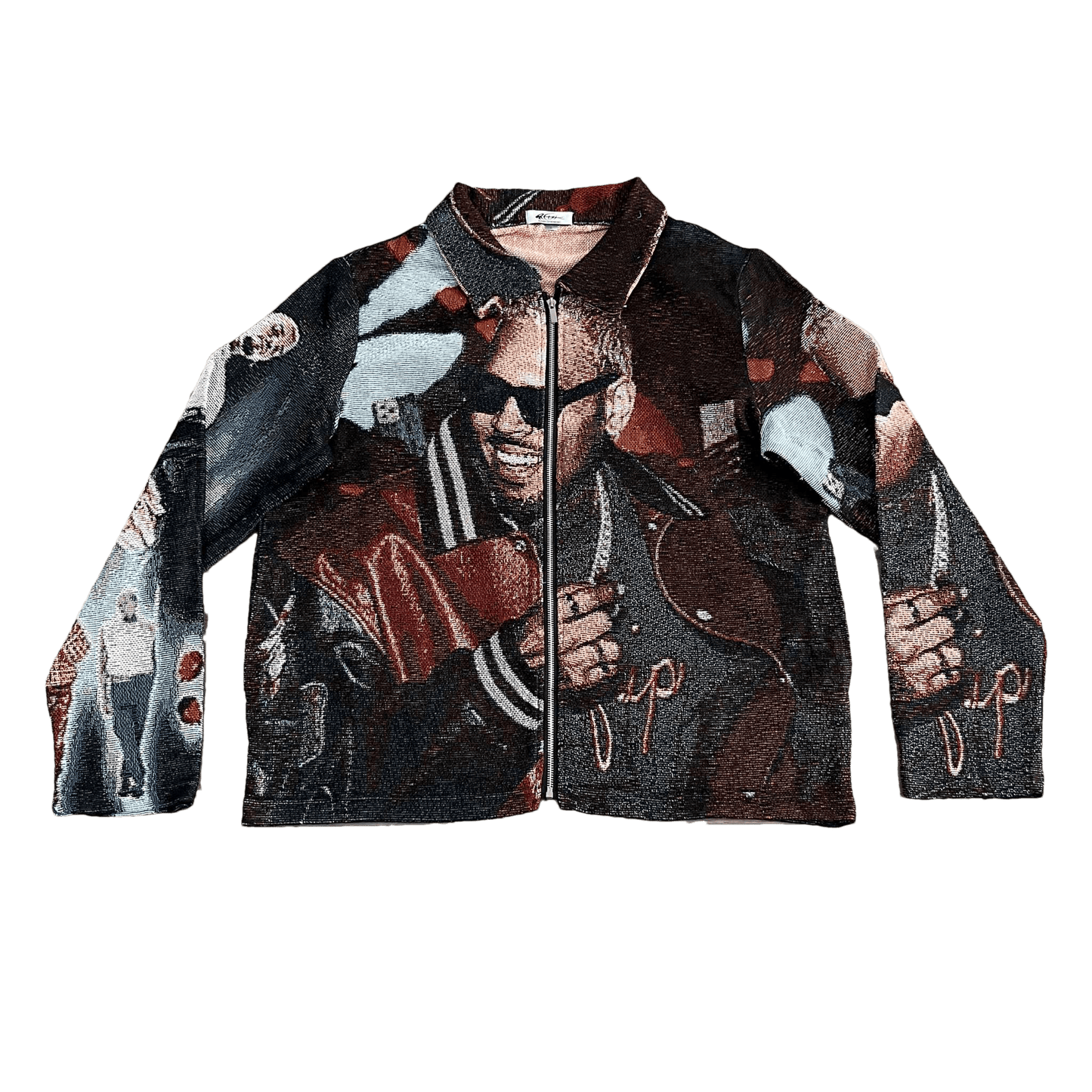 RDMCLOTHINGART tapestry hoodie CHRIS BROWN TAPESTRY JACKET
