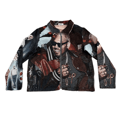 RDMCLOTHINGART tapestry hoodie CHRIS BROWN TAPESTRY JACKET