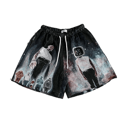 RDMCLOTHINGART tapestry hoodie CHRIS BROWN TAPESTRY SHORTS