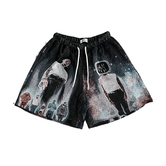 RDMCLOTHINGART tapestry hoodie CHRIS BROWN TAPESTRY SHORTS