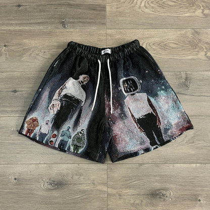 RDMCLOTHINGART tapestry hoodie CHRIS BROWN TAPESTRY SHORTS