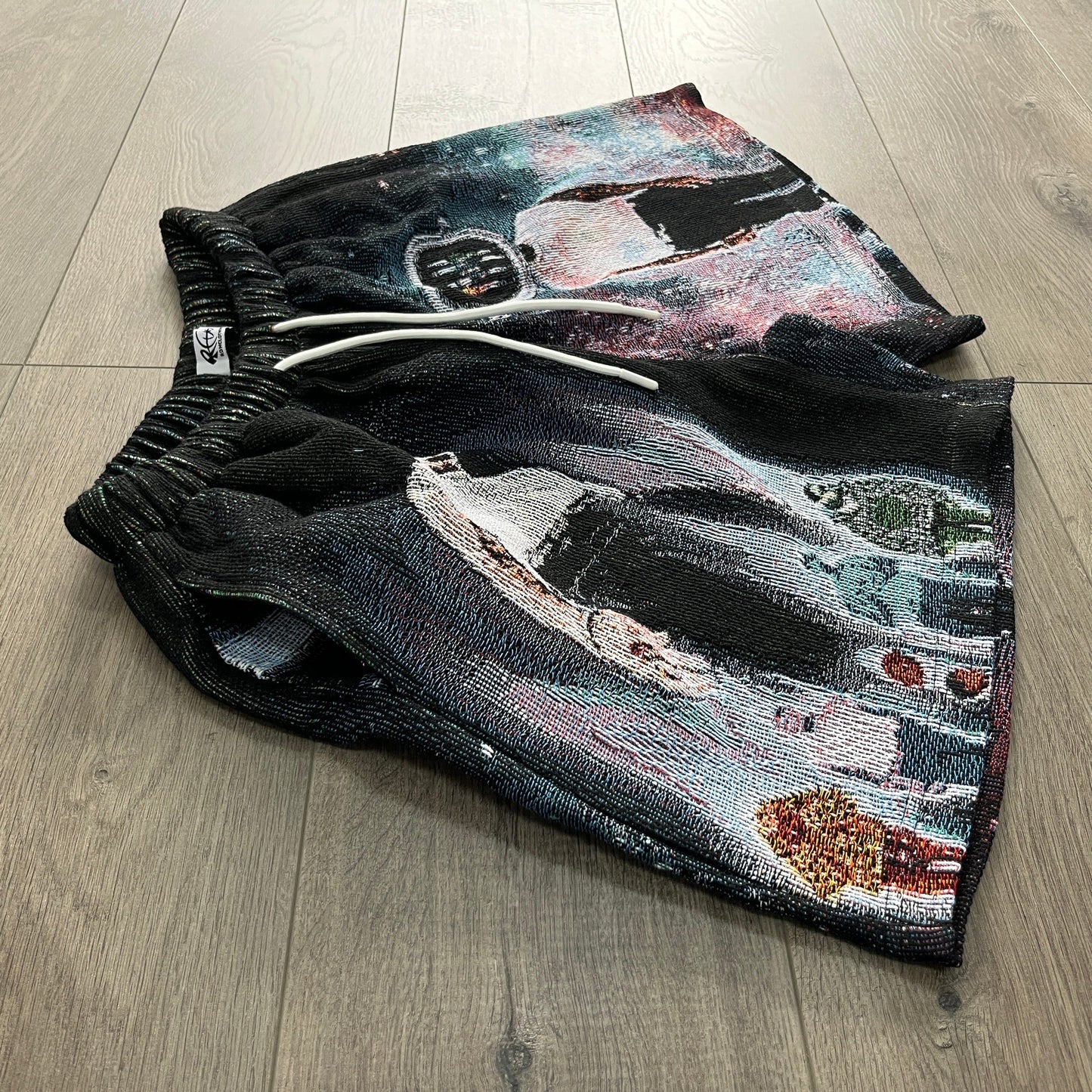 RDMCLOTHINGART tapestry hoodie CHRIS BROWN TAPESTRY SHORTS