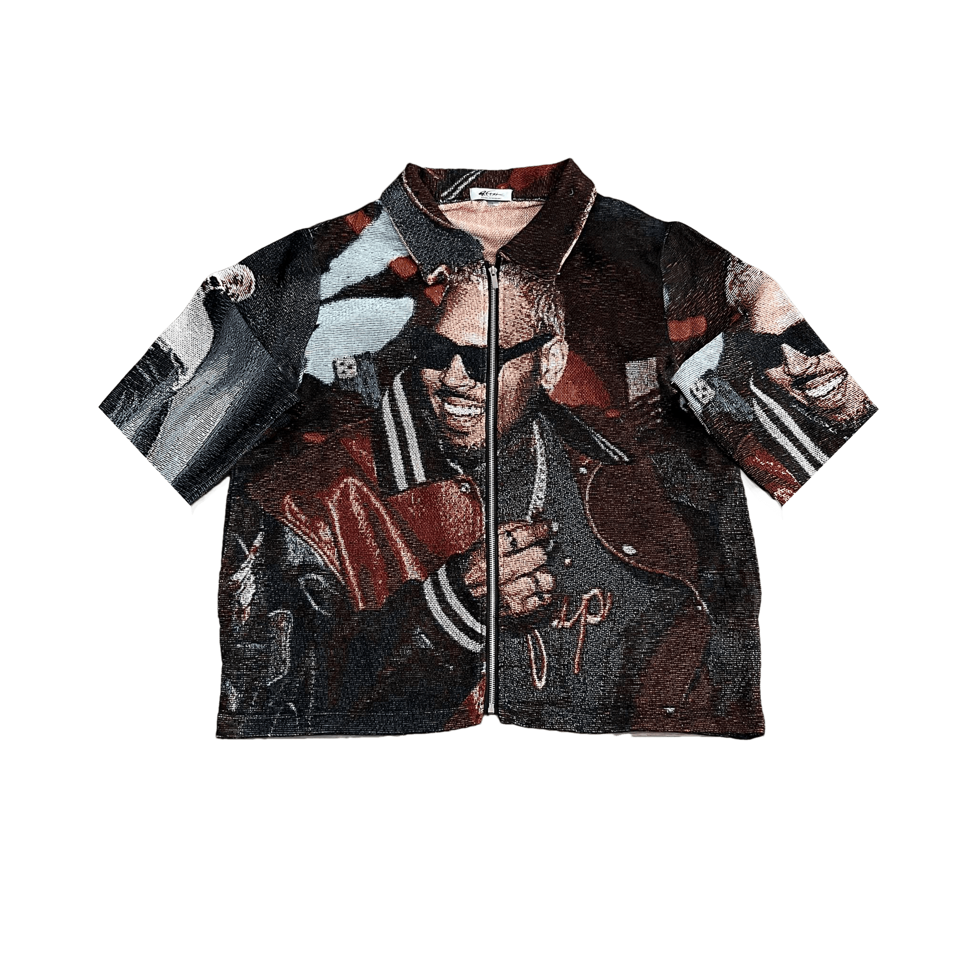 RDMCLOTHINGART tapestry hoodie CHRIS BROWN TAPESTRY TEE