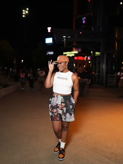 RDMCLOTHINGART tapestry hoodie CHRIS BROWN V2 TAPESTRY SHORTS