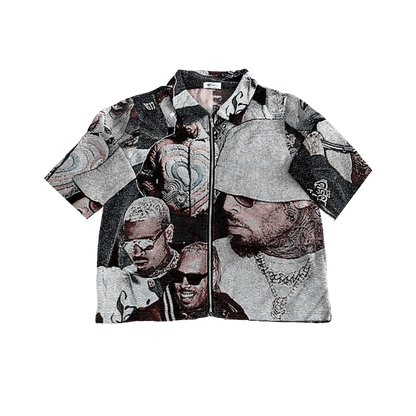 RDMCLOTHINGART tapestry hoodie CHRIS BROWN V2 TAPESTRY TEE
