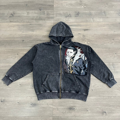 RDMCLOTHINGART tapestry hoodie CHROLLO TAPESTRY PATCH HOODIE-9237