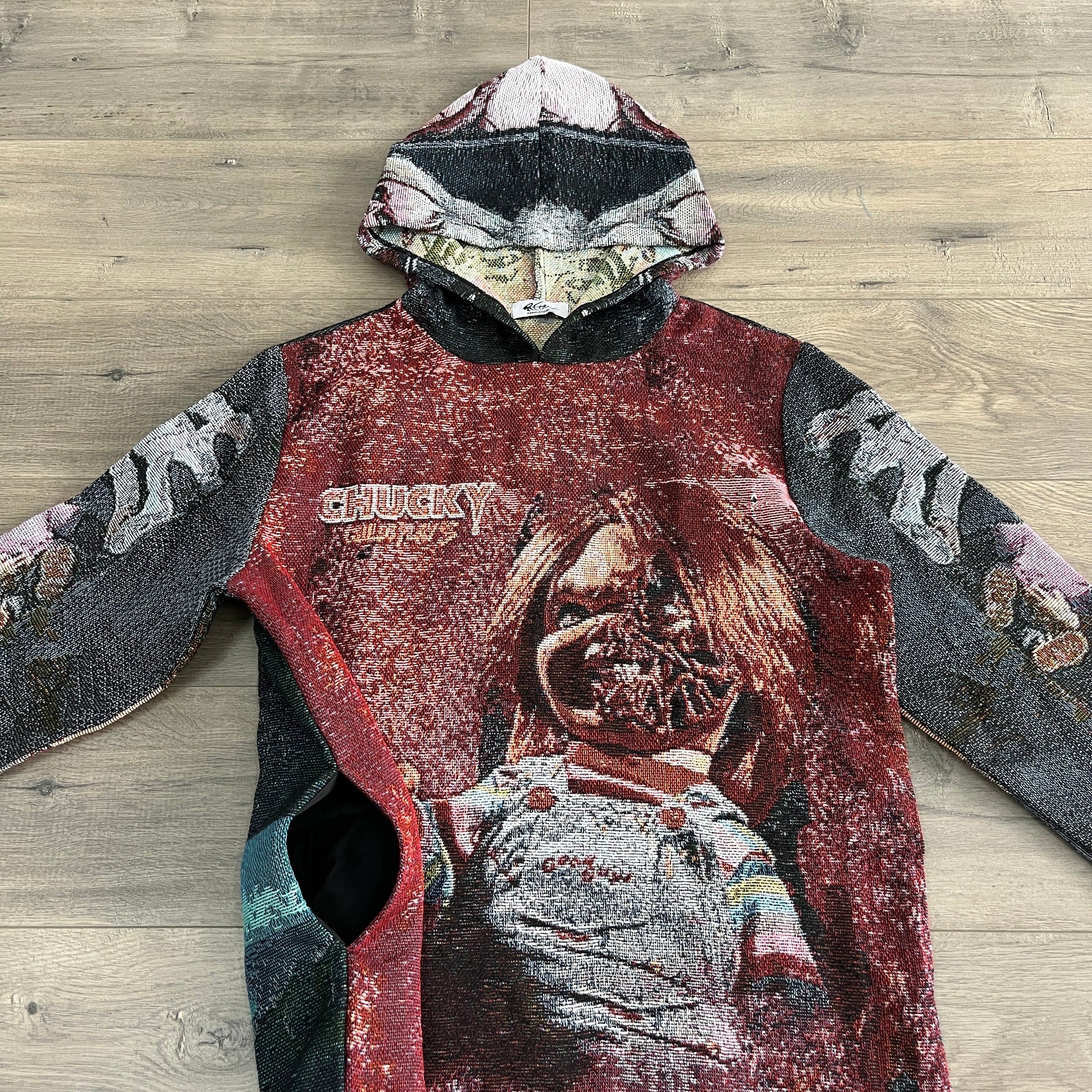 RDMCLOTHINGART tapestry hoodie CHUCKY TAPESTRY HOODIE